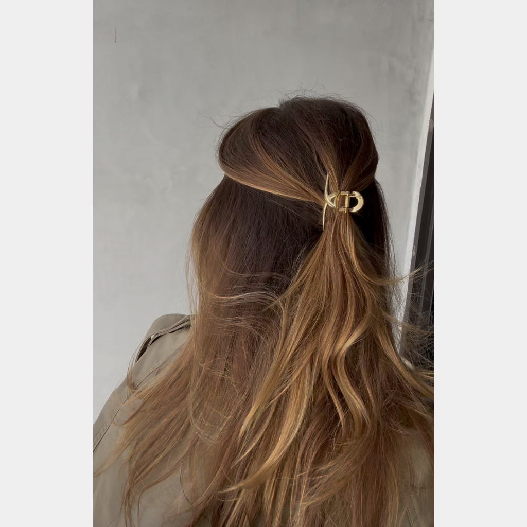 Small Hair Clip Gold