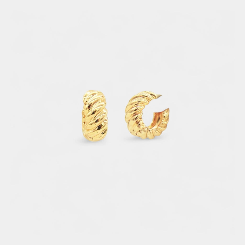 Sadie Hoops Gold