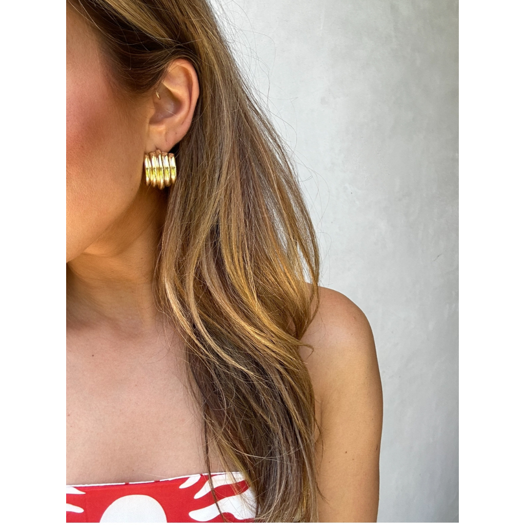 Bari Earrings Gold